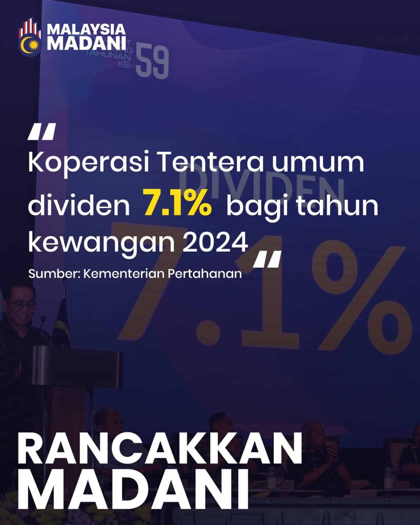 dividen koperasi tentera